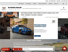 Tablet Screenshot of edmorsecadillacdelray.com